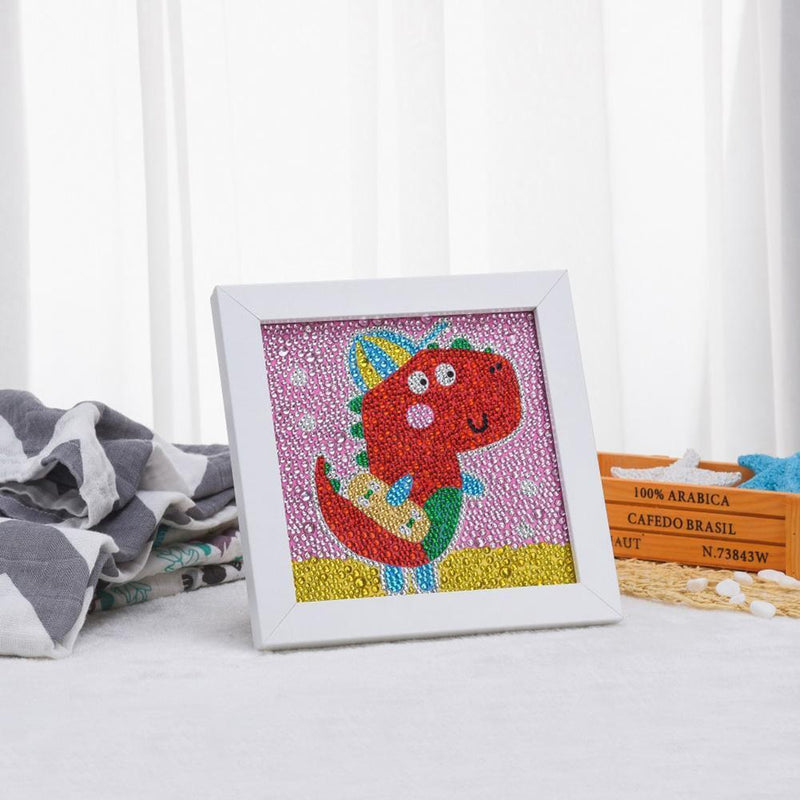 5D DIY Full Drill Special Shaped Diamond Painting Dinosaur Cross Stitch Kit