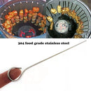 Meat Cooking Grill Food Skewer Needle Barbecue Skewer Kebab Sticks Roasting