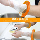 Practicality Anti-drip Silicone Bracelet - Fixed Clothes Bracelet (Orange) Newly