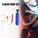 10pcs 6"" Bicycle Tire Type Ball Pump Air Inflator w/Gas Needle Nozzle Tube