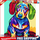 Painting By Numbers Kit DIY Color Dog Hand Painted Canvas Oil Art Picture