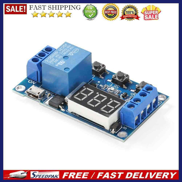 DC 6-30V 1 Way Automation Cycle Delay Timer Control Off Switch Relay Module