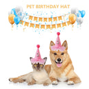 Pet Birthday Caps Headwear Hat Costume with Number Pets Accessories Supplies