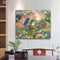 #A Railing Bird Oil Paint By Numbers Kit DIY Acrylic Painting on Canvas Frameles
