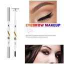 Long Lasting Double-end Eyebrow Pencil Ultra-Fine Eyebrow Stick (Brown) Newly