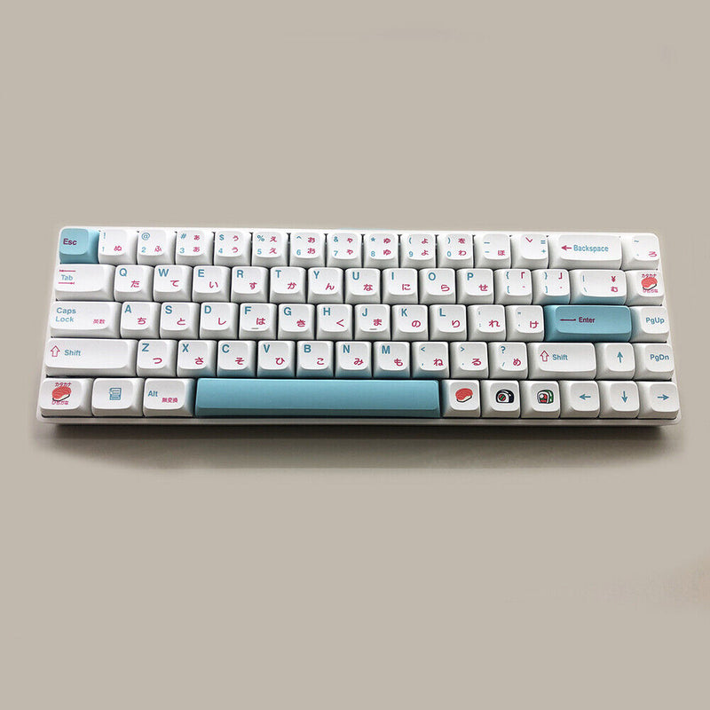 127pcs PBT Sublimation Keycap Mechanical Keyboard Key Caps Computer Accessories