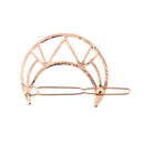 DHYED Women Girls Cute Hollow Moon Hairpin Metal Hairpin Hairpin Sch
