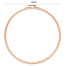 DIY Wooden Cross Stitch Frame Needlework Hoop Ring Embroidery Tool(24cm) Newly