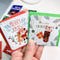 Xmas Patterns Mini Greeting Cards With Envelope Merry Christmas Postcard