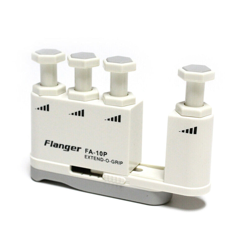 Flanger Piano Finger Trainer Exerciser Guitar Finger Strength Tool (White) Newly