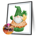5D Diamond Painting Kit DIY Leaf Gnome Full Round Drill Mosaic Home Decoratio
