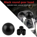 Round Ball Car Gear Knob Manual Transmission Shifter Lever Knob Solid Black