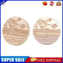 #A Retro Round Sealing Wax Stamp Head Fire Paint for Wedding Invitations Decor