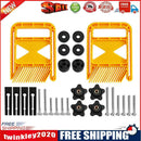 28pcs Woodworking Extended Feather Loc Board Kit Adjustable Bench Saw Tool