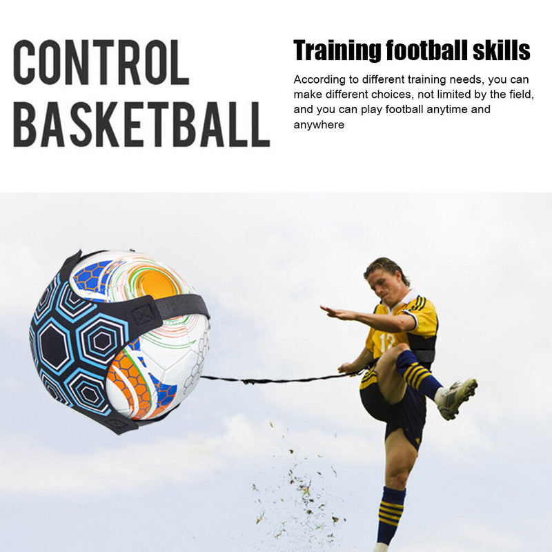 Adjustable Football Kick Trainer Children Auxiliary Circling Belt Waterproof