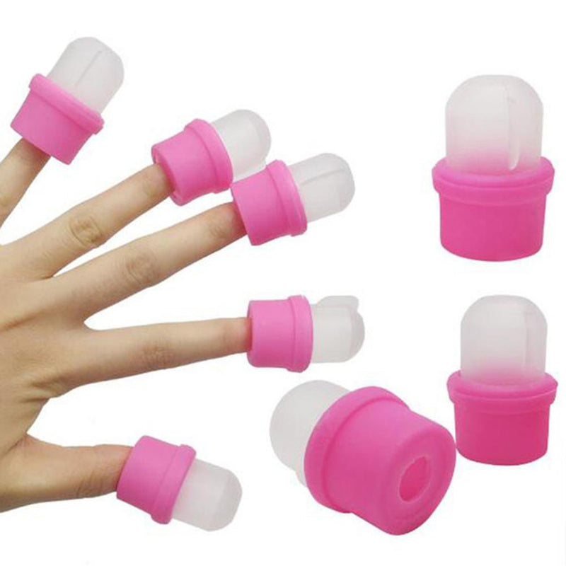 10pcs Wearable Nail Clip UV Gel Nail Polish Remover Nail Art Soak Off Cap