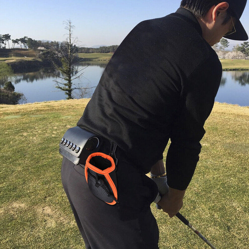 Nylon Golf Ball Cleaning Bag Golf Protective Holder Pouch Wiping Storage Ba