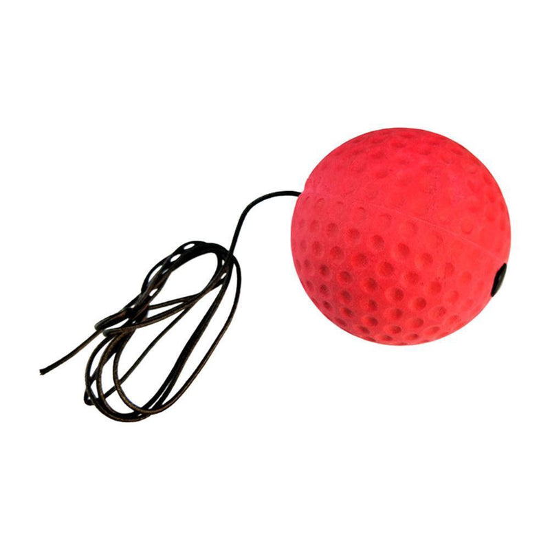 Headset Boxing Speed Trainer Ball Soild Red Rubber Magic Ball Training Tool