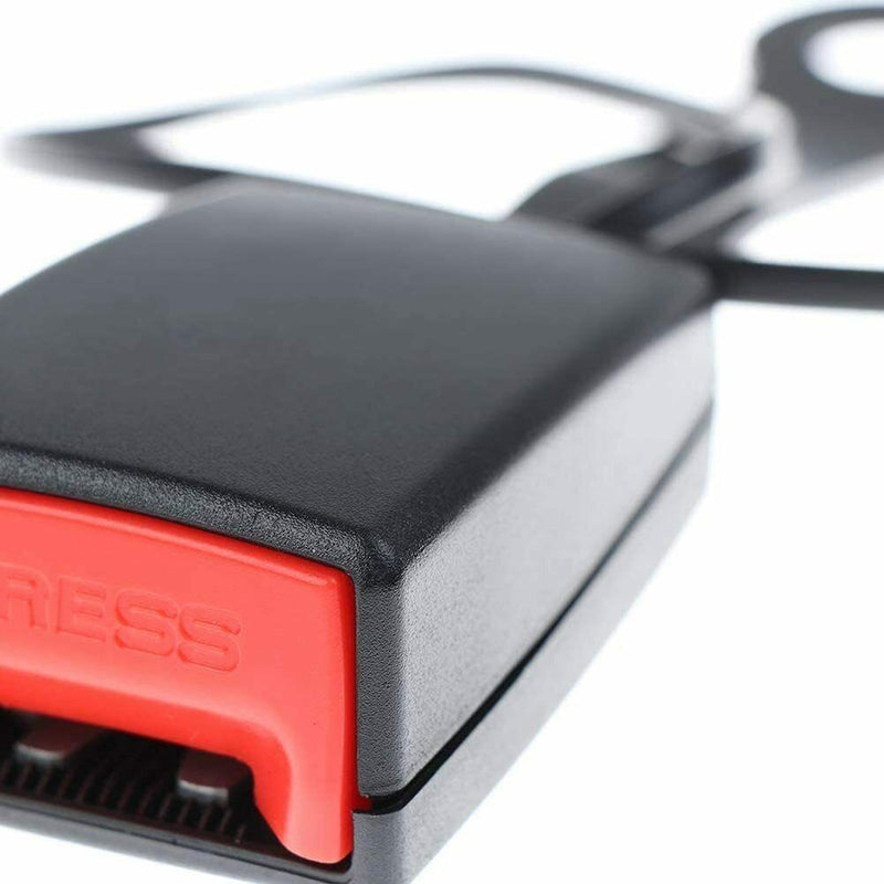 Car Seat Belt Lock Seatbelt Buckle Socket Plug Connector with Warning Cable