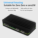 For Raspberry Pi Zero 2W Aluminum Shell Kit with Side Pin Header (Black) Newly