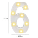 Digital Number LED Symbol Sign Night Light for Wedding Party Birthday (6) Newly