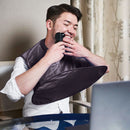 Portable Beard Shave Apron Bib Trimmer Facial Hair Cutting Cape Haircut Cloak