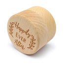 Rustic Wood Engagement Wedding Ring Box Personalized Storage Holder with Linen