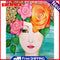 Flower Beauty Oil Paint By Numbers DIY Coloring Picture Kits for Adults Children