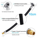 10cm Car Air Tyre Chuck Inflator Pump Extension Hose Adapter Pipe`