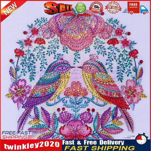 Diamond Painting Flowers Birds Part Special-Shaped Drill Handicraft (H040) Newly