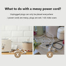 #A Wire Cable Organizer Tidy Management Clips Holder Cord Storage Wrapper Winder