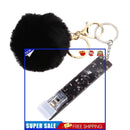 Card Grabber Keychain - ATM Card Clip for Long Nails (B20 Camouflage Black)