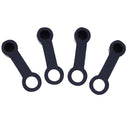 8mm 4pcs Motorcycle Car Brake Wire Screw Rubber Dust Cover Newly