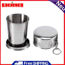 Stainless Steel Foldable Cup Outdoor Camping Travel Portable Teacup (150ml)