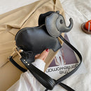 Women Fashion Elephant Solid Color Messenger Bag Casual Mini Purse Wristlet Bags