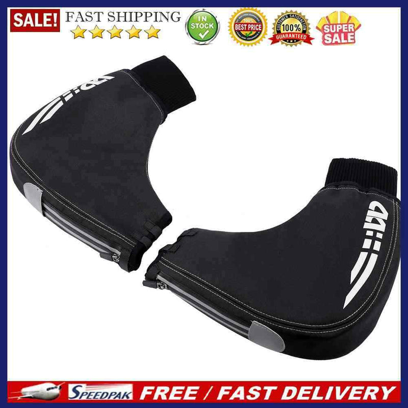 WEST BIKING Bike Warm Handlebar Muffs Thermal Fleece Handle Grip Cover Gloves