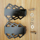 1 Pair MTB Bike Bicycle Rear-Seat Folding Foot Pegs Pedals Footrest UK L6F E6B4