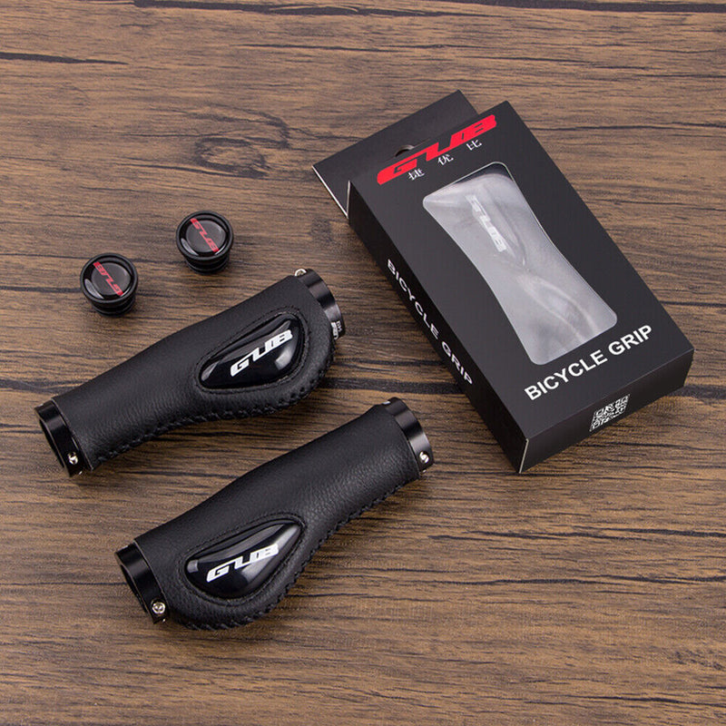 1pairs Bicycle Grips Fiber Leather Mountain Bike Grips Mountain Bike Access