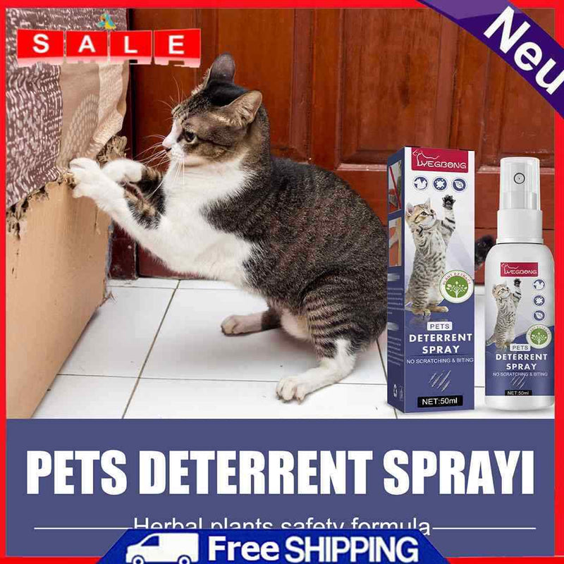 50 ml Anti-Scratch Spray for Cats Safe Cat Anti-Scratch Spray for Outdoor