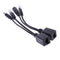 Power Over Ethernet PoE Adapter Injector + Splitter Kit PoE Cable Black