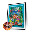 DIY Paper Fish Diamond Picture Part Drill Special Shape Rhinestone Painting Kit