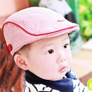 Children Boys Girls Baseball Peaked Beret Cap Hat Stripe Casquette