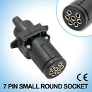 7 Pin 12V Plug Truck Cable European Trailer Signal Light Waterproof Plug Newly