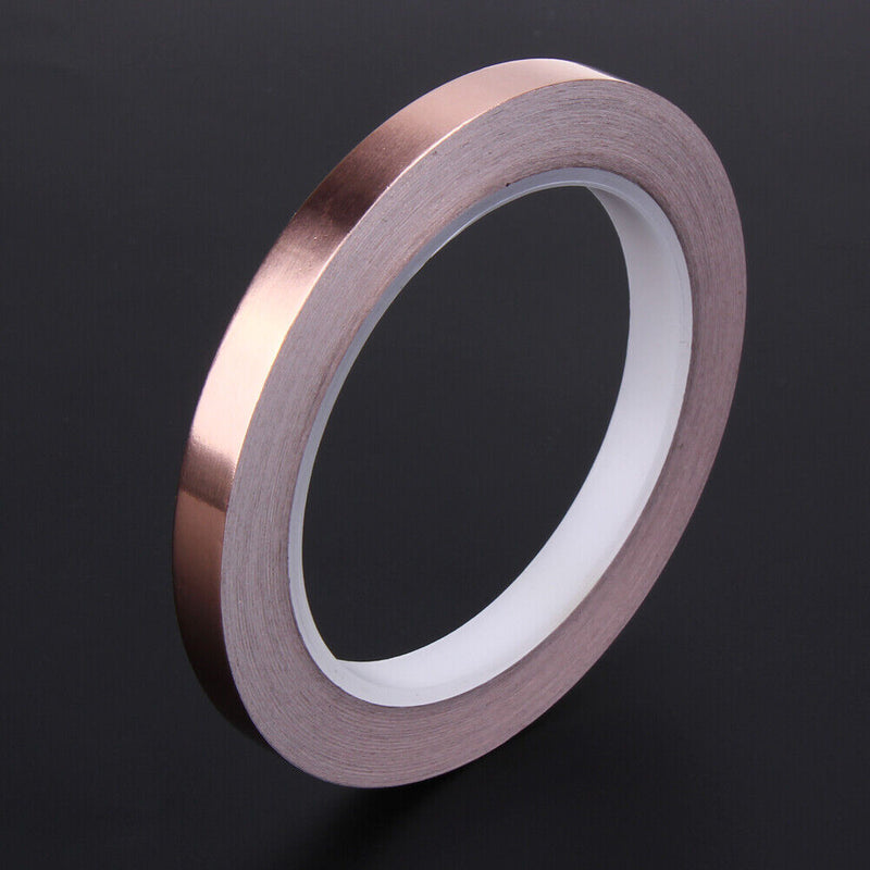 1 Roll 20M 10mm Single Copper Film Tape Conductive Adhesive EMI Shield