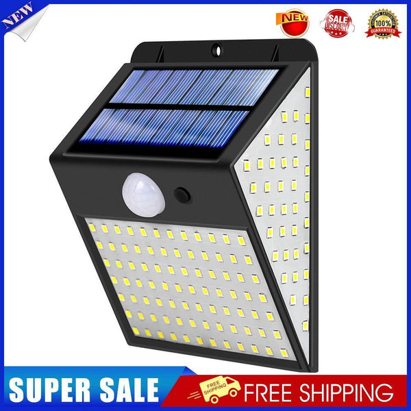 Solar Outdoor LED Wall Lamp PIR Motion Sensor Sunlight Garden Decor (White)