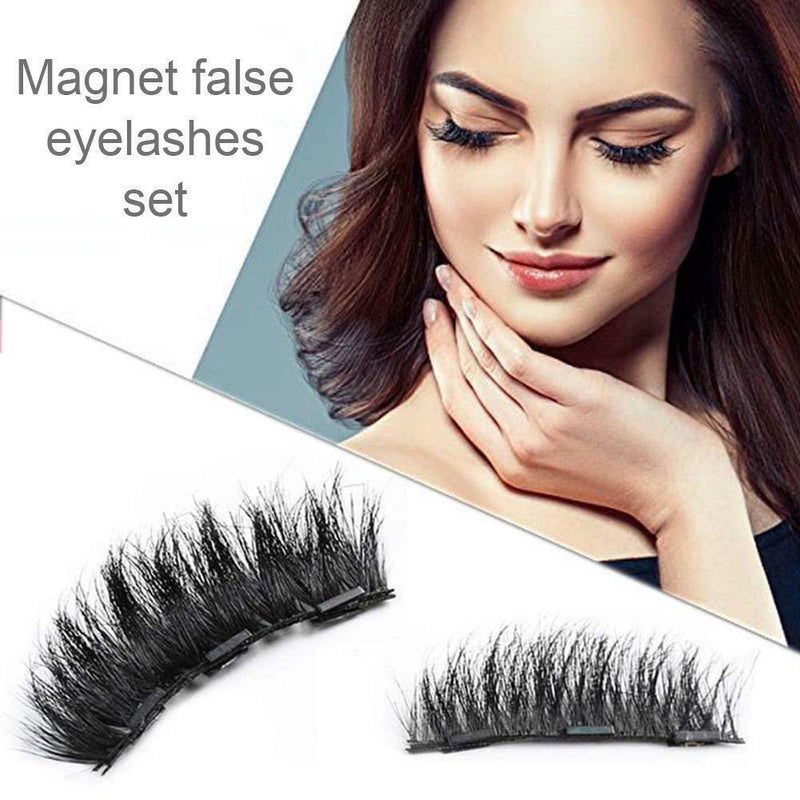 Waterproof Magnetic Eyeliner with 10 Pairs Eyelashes Lashes Long Kit H1K0