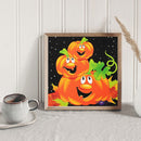 Pumpkin Monster Diamond Painting Kits Full Round Drill 40x40cm 24 Color (V242