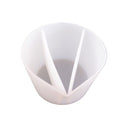 Split Color Mixing Cups Paints Art Tool 3 Channels Pouring Cup White (2) Newly