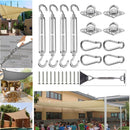 Canopy Fixing Kit Hardware Hook Sun Sail Fix Fitting Sunscreen Awning Accessory