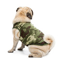 Camouflage Pet Shirt Clothes Spring Summer Dog Puppy Vest Outfit(Green/M)